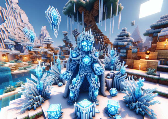 Menjelajahi Estetika Keren Skin Frost Diamond di Minecraft
