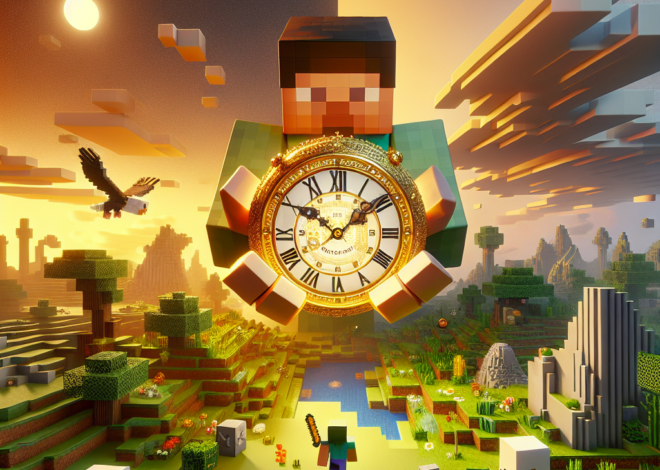 Menguasai Waktu di Minecraft: Panduan Menggunakan Jam Secara Efektif