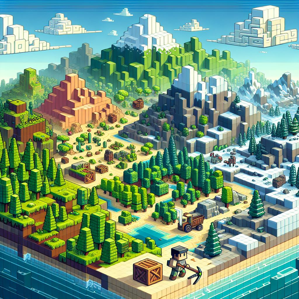 Menjelajahi Bioma Baru di Minecraft 1.2